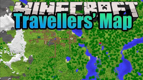 Travellers’ Map Mod 1.16.5, 1.16.2 (HUD, Detailed Map) Thumbnail