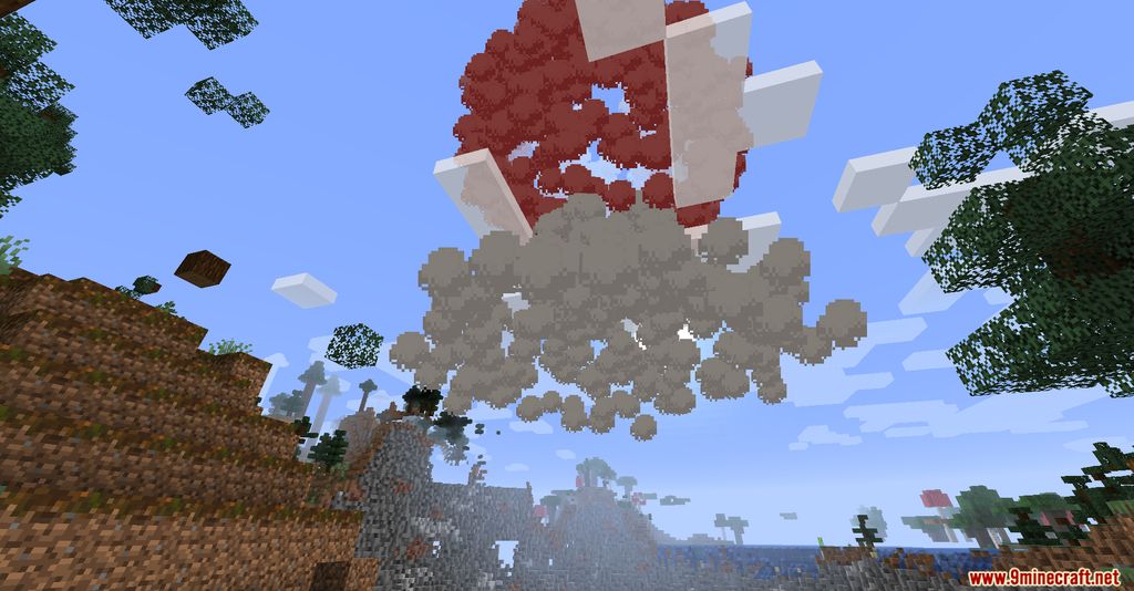 Atomic Explosion Mod (1.18.2, 1.16.5) - Nuclear Bomb, Decimation 2