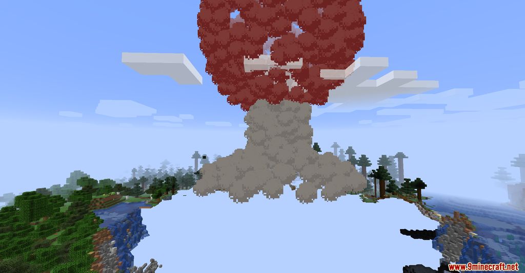 Atomic Explosion Mod (1.18.2, 1.16.5) - Nuclear Bomb, Decimation 7