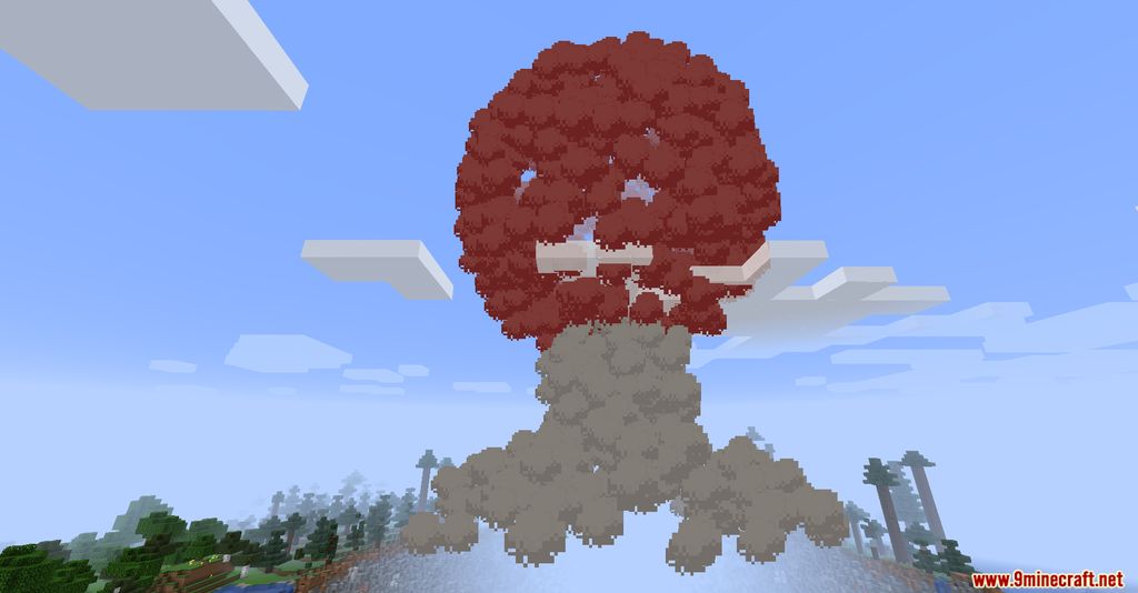 Atomic Explosion Mod (1.18.2, 1.16.5) - Nuclear Bomb, Decimation 8