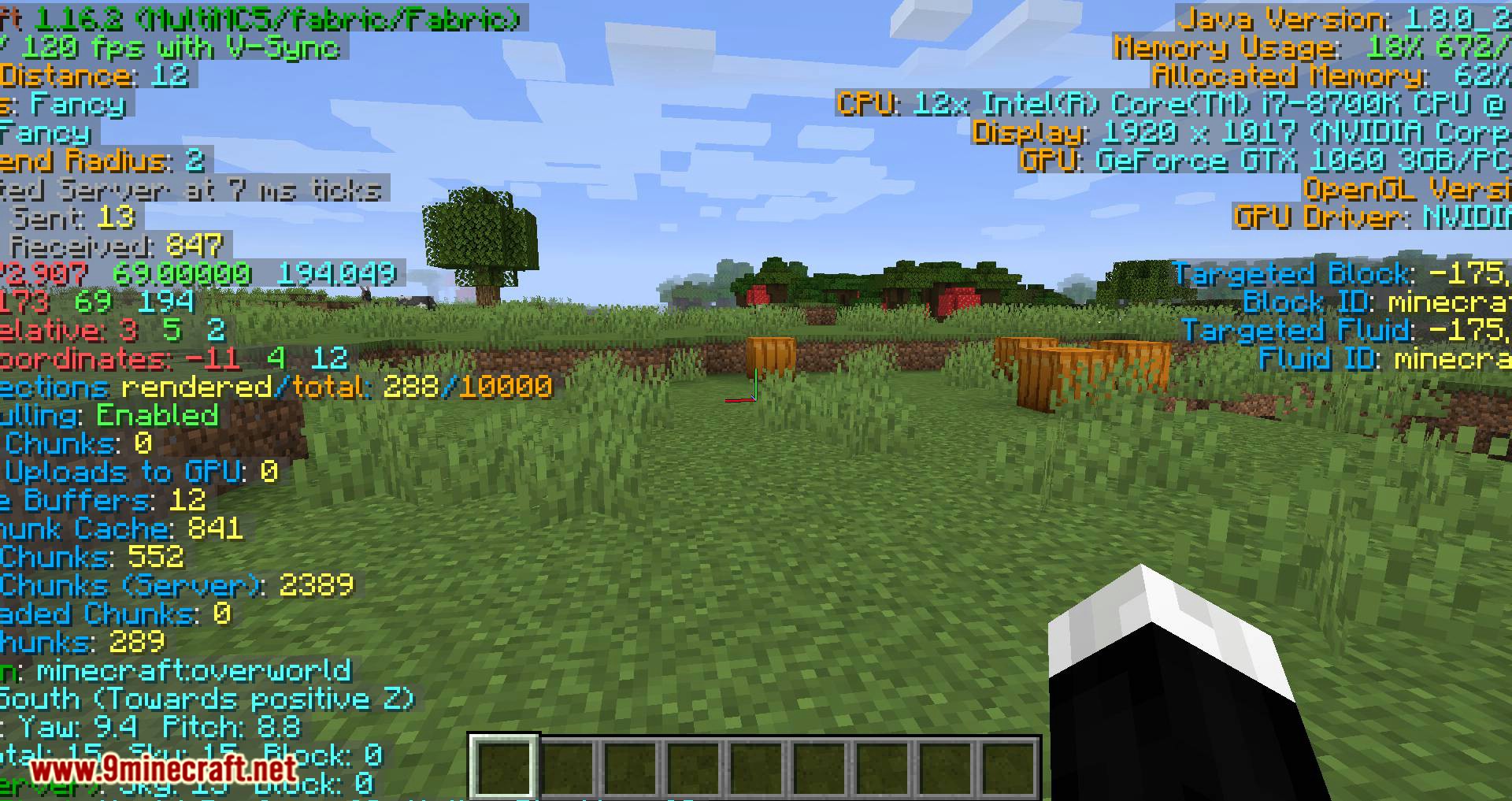 BetterF3 Mod (1.20.4, 1.19.4) - More Human-Readable Debug HUD 3