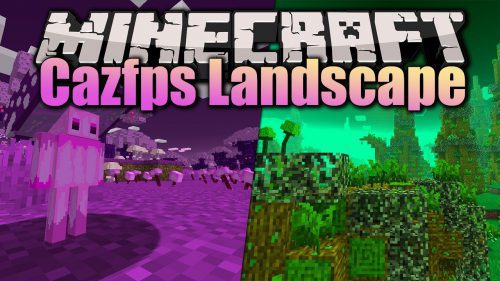 Cazfps Landscape Mod 1.15.2 (Unique Dimensions, Mushroom Entities) Thumbnail