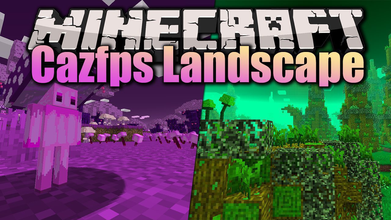 Cazfps Landscape Mod 1.15.2 (Unique Dimensions, Mushroom Entities) 1