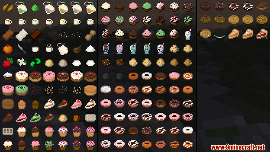 Delicious Delights Mod 1.12.2 (Cake, Sweets, Coffee) 2