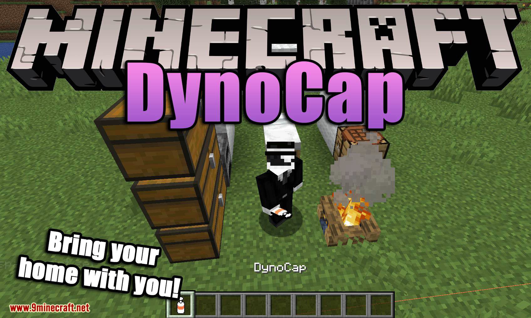 Dynocaps Mod (1.19.3, 1.18.1) - Bring Your Home with You 1