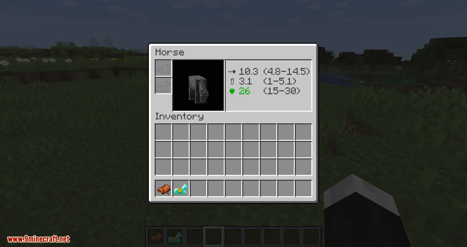 Horse Stats Vanilla Mod (1.20.1, 1.19.4) - Check Stats of Your Horse 3