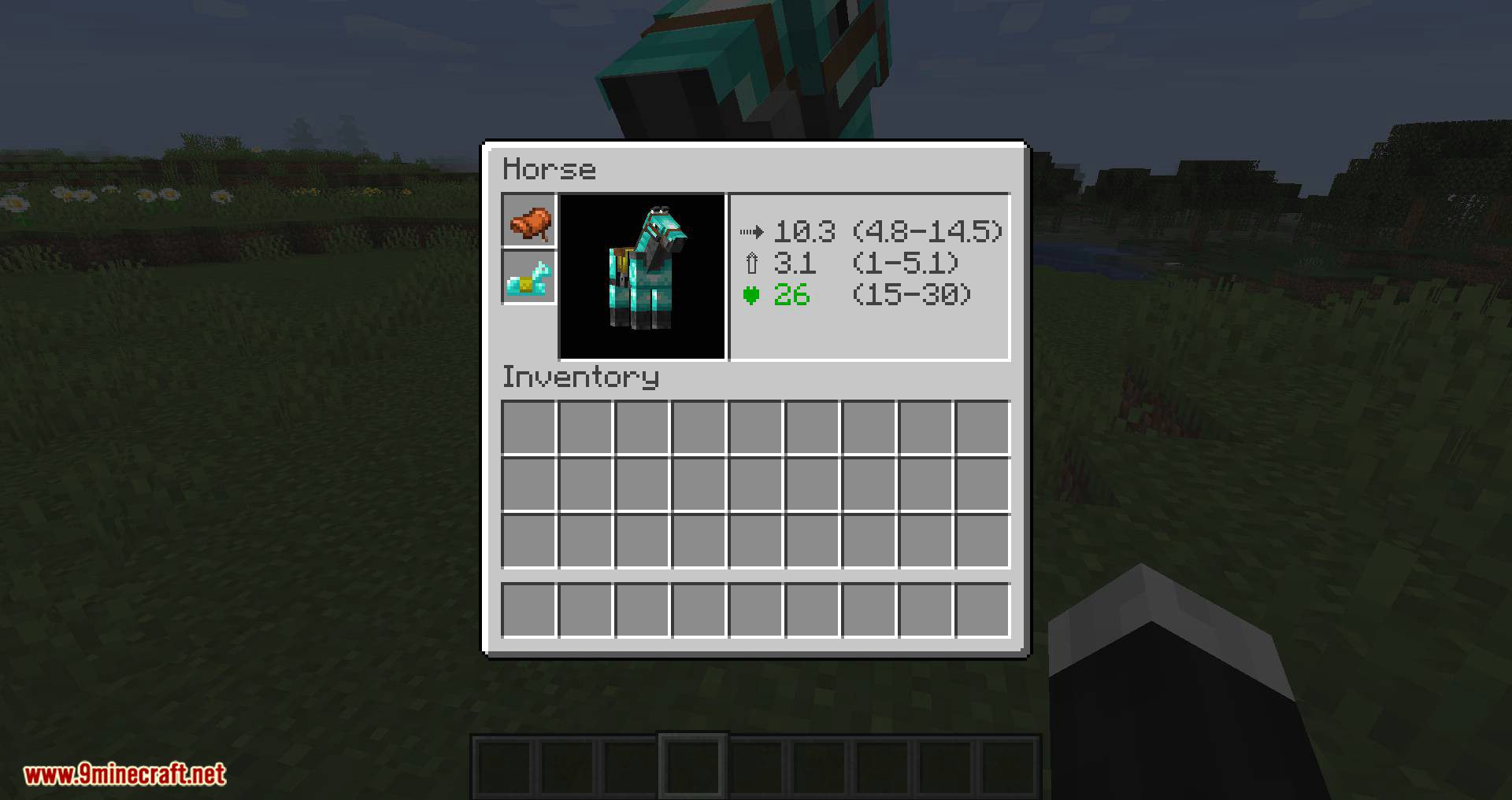 Horse Stats Vanilla Mod (1.20.1, 1.19.4) - Check Stats of Your Horse 4