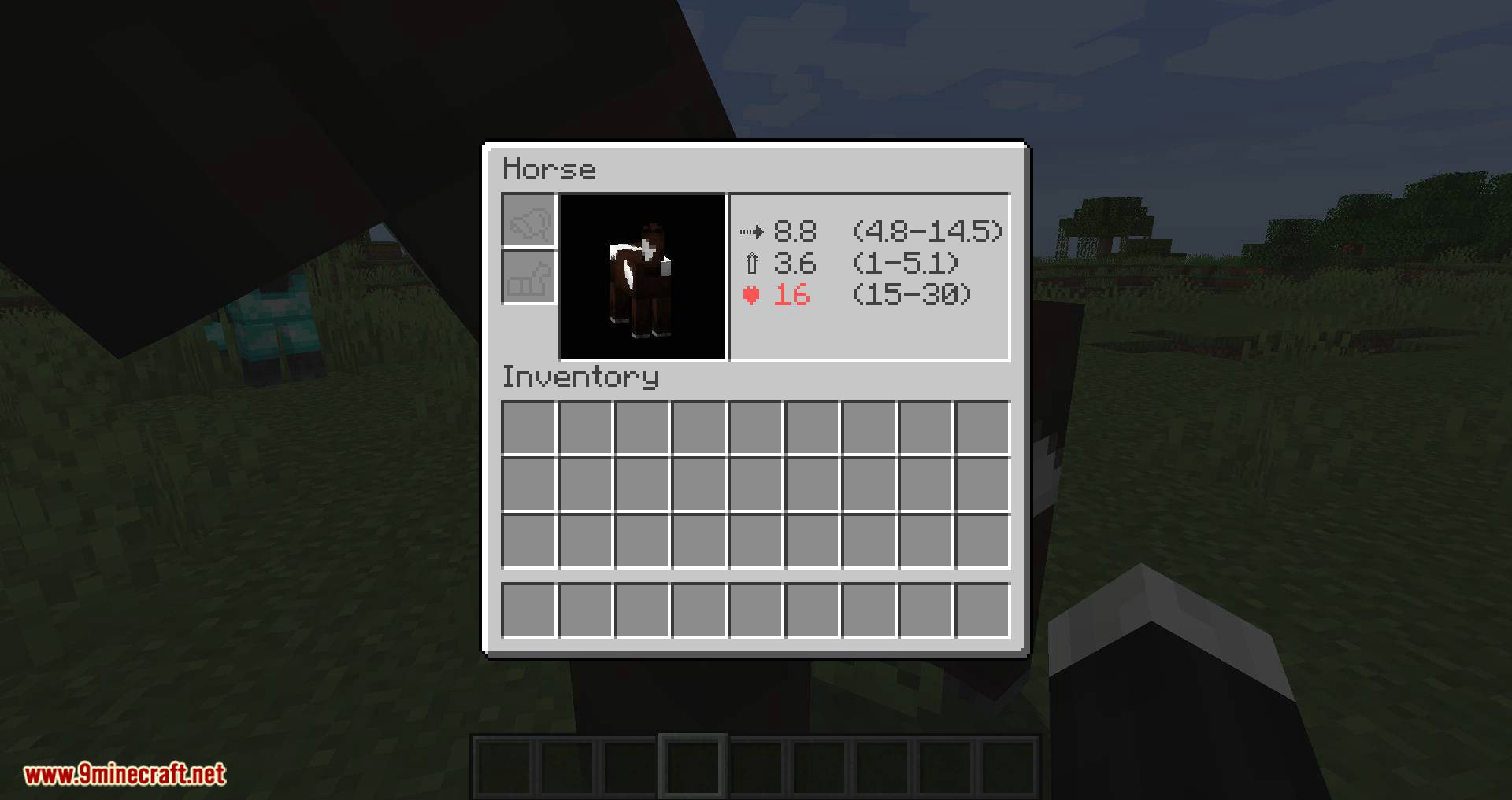 Horse Stats Vanilla Mod (1.20.1, 1.19.4) - Check Stats of Your Horse 5