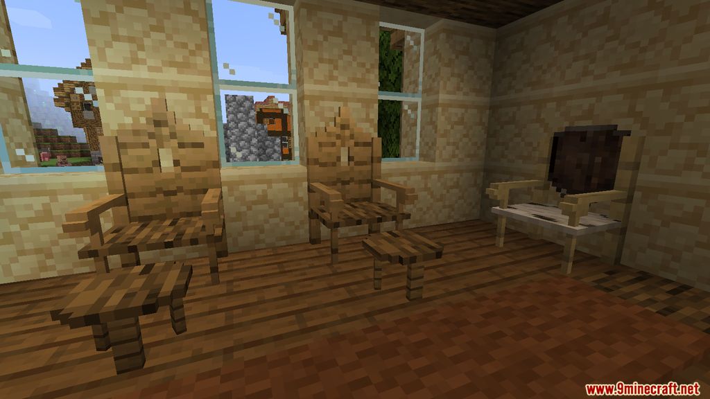 Iron Age Furniture Mod (1.18.2, 1.17.1) - Decorative, Chairs 2