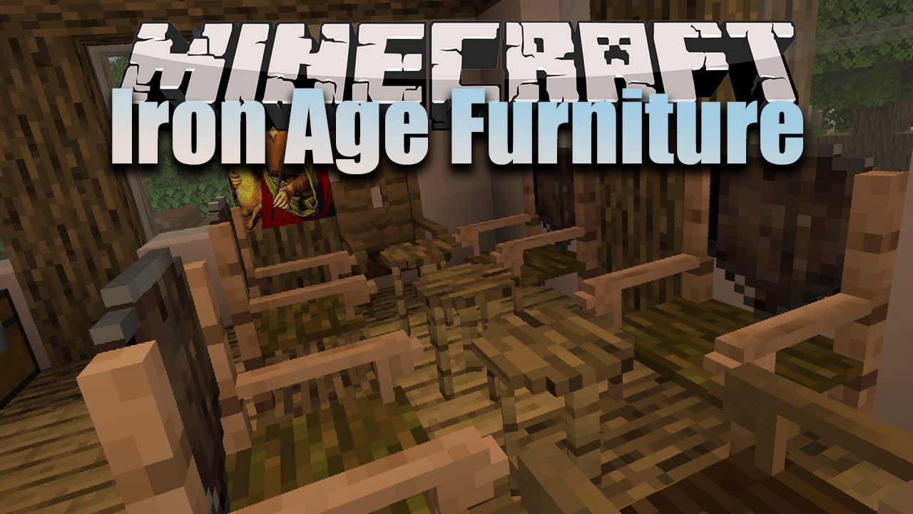 Iron Age Furniture Mod (1.18.2, 1.17.1) - Decorative, Chairs 1