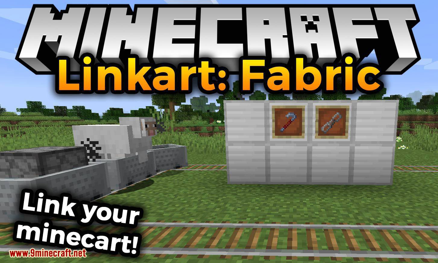 Linkart: Fabric Mod (1.21.1, 1.20.1) - Reliable, Fancy Cart Linking 1