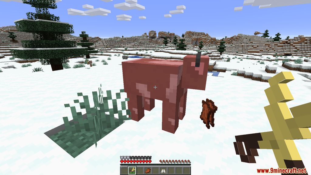 Most Shearables Mod 1.15.2 (Pig Armor, Polar Bear Armor) 12