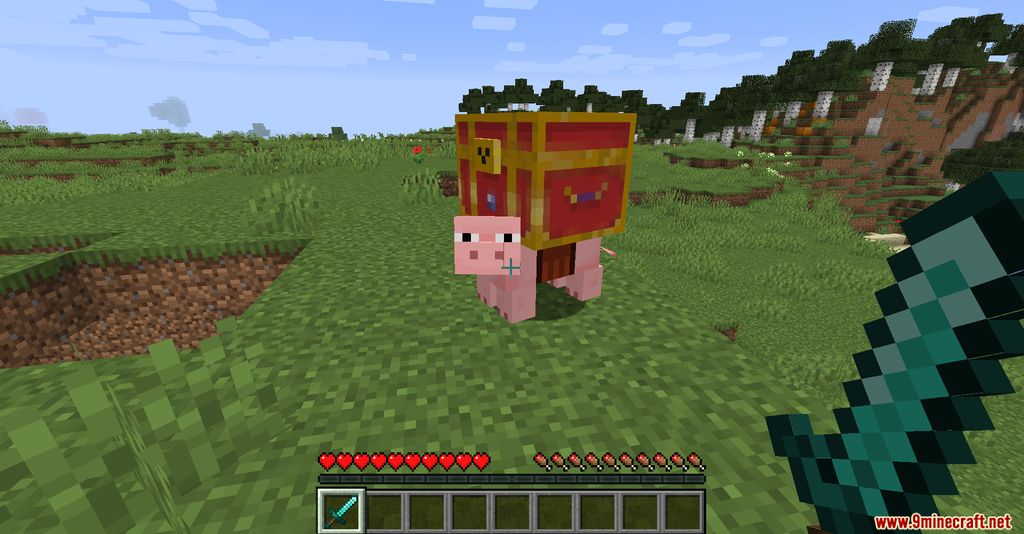 Piggy Bank Mod (1.19.2, 1.18.2) - Unique Treasure Entity 3