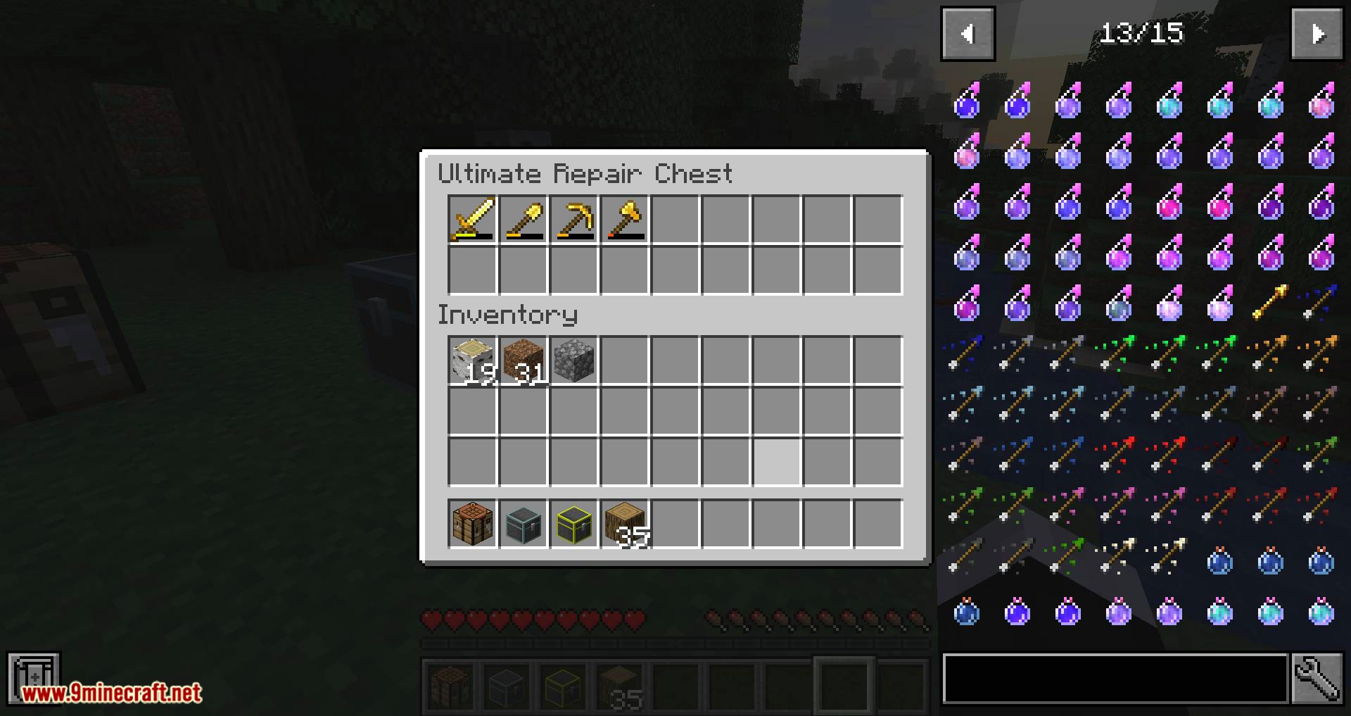 Repair Chests Mod (1.20.4, 1.17.1) - Repair All Your Tools 14