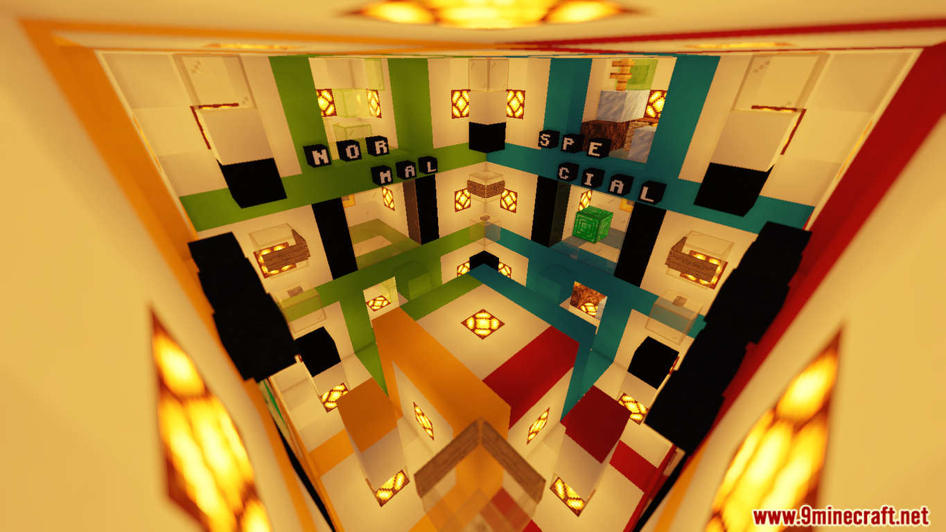 Simple Colorful Parkour Map 1.15.2 for Minecraft 13