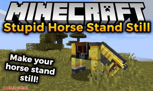 Stupid Horse Stand Still Mod (1.20.1, 1.19.4) – Smarter Horse Thumbnail