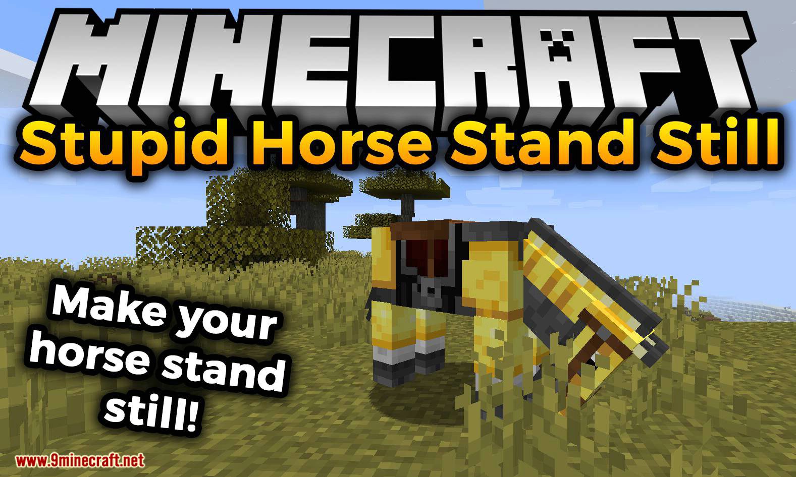 Stupid Horse Stand Still Mod (1.20.1, 1.19.4) - Smarter Horse 1