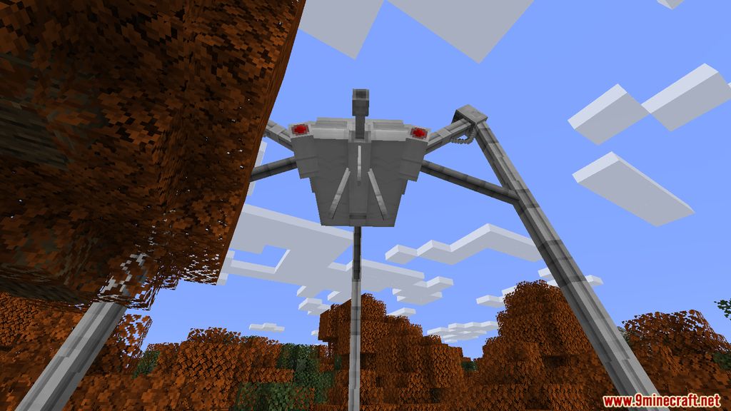 War of the Worlds Mod (1.19.2, 1.16.5) - Martian Invasion, Hostile Entities 4