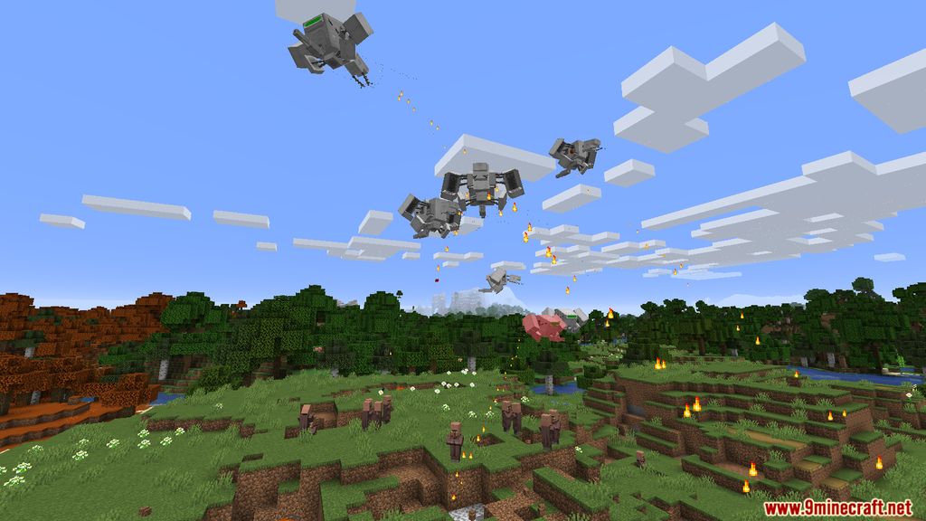 War of the Worlds Mod (1.19.2, 1.16.5) - Martian Invasion, Hostile Entities 13