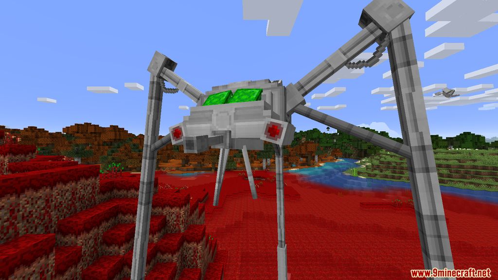 War of the Worlds Mod (1.19.2, 1.16.5) - Martian Invasion, Hostile Entities 15