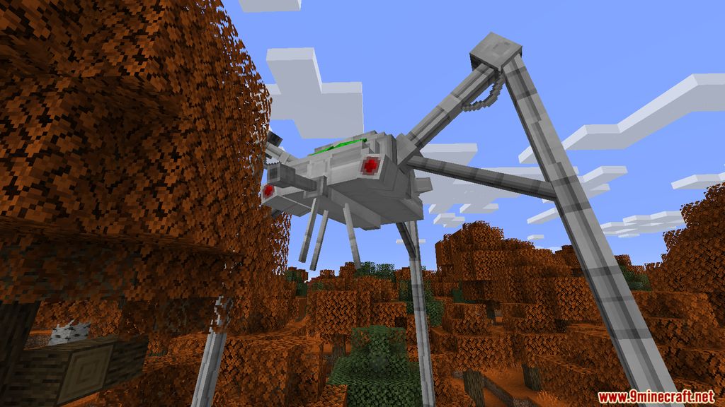 War of the Worlds Mod (1.19.2, 1.16.5) - Martian Invasion, Hostile Entities 5