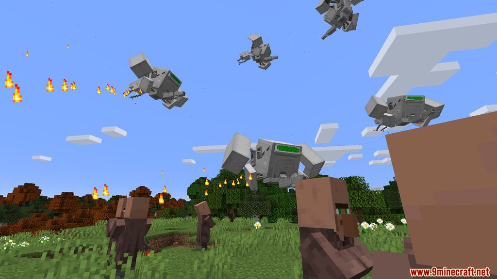 War of the Worlds Mod (1.19.2, 1.16.5) - Martian Invasion, Hostile Entities 11