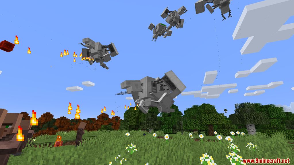 War of the Worlds Mod (1.19.2, 1.16.5) - Martian Invasion, Hostile Entities 12