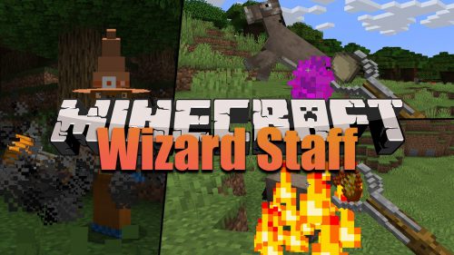 Wizard Staff Mod (1.18.2, 1.16.5) – Sorcery, Wizardy, Time Manipulation Thumbnail