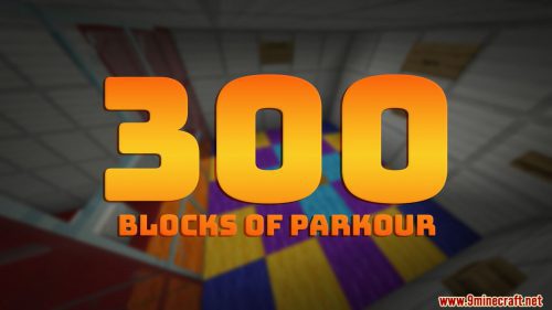 300 Blocks of Parkour Map 1.14.4 for Minecraft Thumbnail
