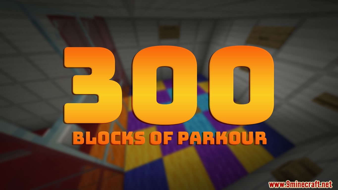 300 Blocks of Parkour Map 1.14.4 for Minecraft 1