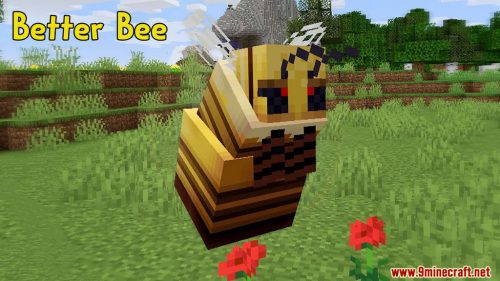 Better Bees Data Pack 1.15.2 (Collect Honey and Honeycomb, Remove Pollen from Bees) Thumbnail