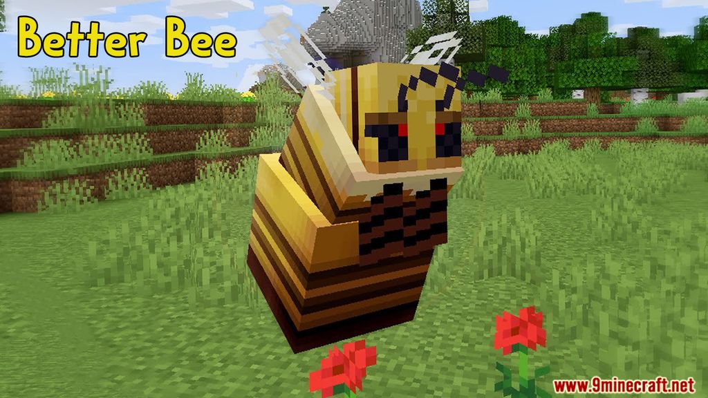 Better Bees Data Pack 1.15.2 (Collect Honey and Honeycomb, Remove Pollen from Bees) 1