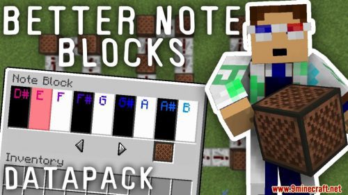 Better Note Blocks Data Pack 1.16.5, 1.15.2 (Make A Song Easier With Note Blocks) Thumbnail