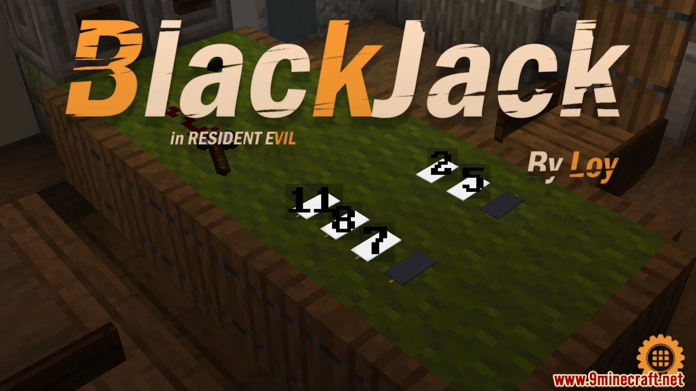 BlackJack in Resident Evil 7 Map 1.15.2 for Minecraft 1