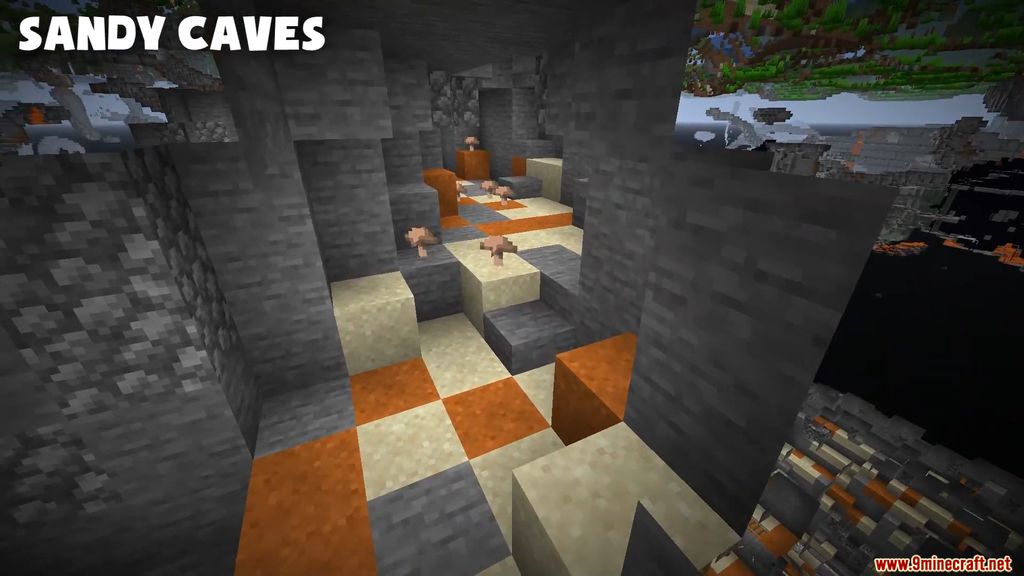 Cave Biomes Data Pack 1.17.1, 1.16.5 (Bring More Fantastic Caves Into Your Minecraft World) 4