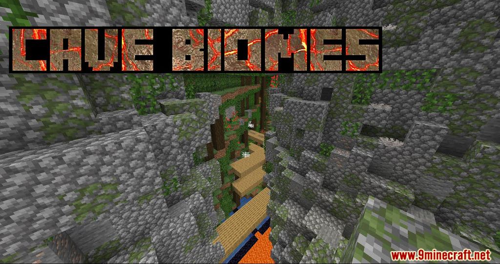 Cave Biomes Data Pack 1.17.1, 1.16.5 (Bring More Fantastic Caves Into Your Minecraft World) 1