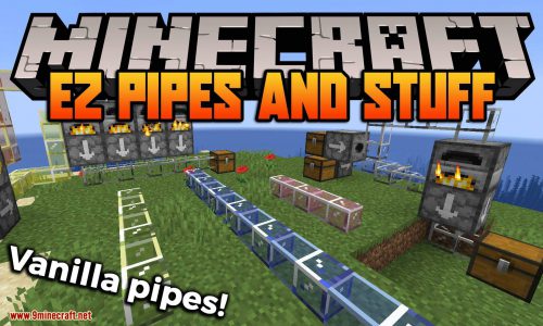 EZ Pipes and Stuff Mod (1.18.1, 1.17.1) – EZPaS, Easy to Use Pipes Thumbnail