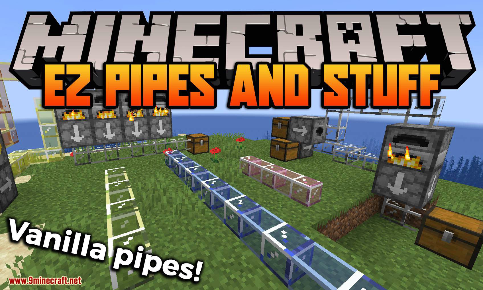 EZ Pipes and Stuff Mod (1.18.1, 1.17.1) - EZPaS, Easy to Use Pipes 1