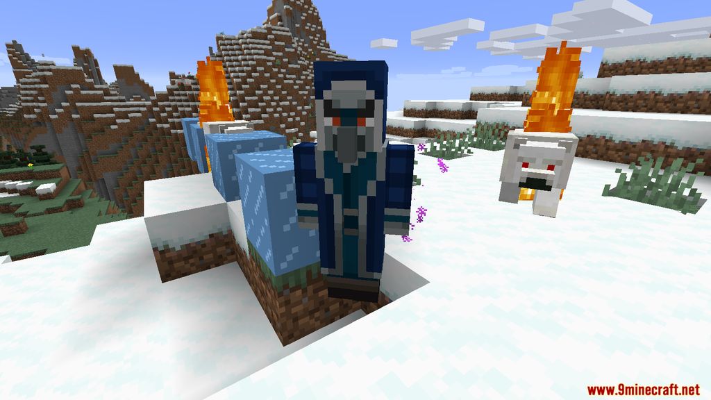 Iceologer Mod 1.15.2 (Vindicator Ice Wizard) 3