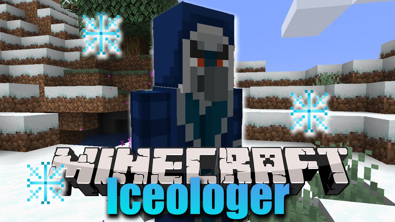 Iceologer Mod 1.15.2 (Vindicator Ice Wizard) 1