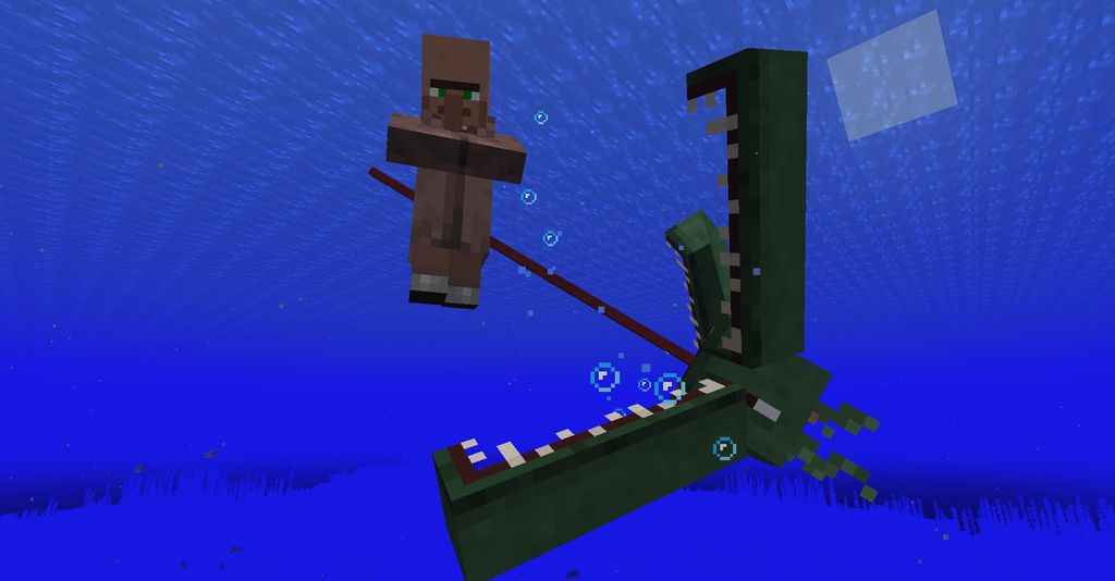 Ocean Depths Monster Mod 1.16.5, 1.16.1 (Deep Sea Monster) 6