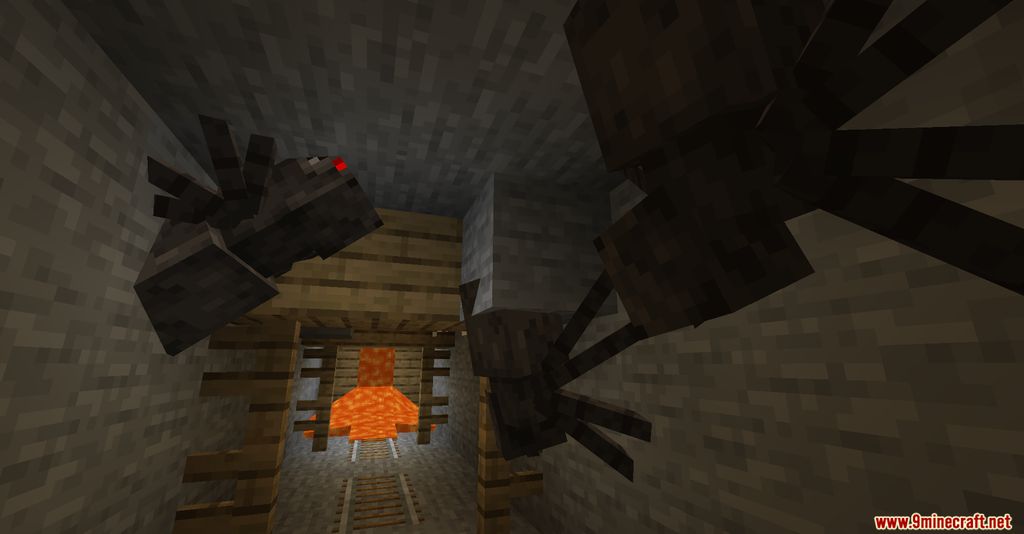 Spiders 2.0 Mod 1.16.5, 1.16.3 (Wall Crawling Spiders) 5