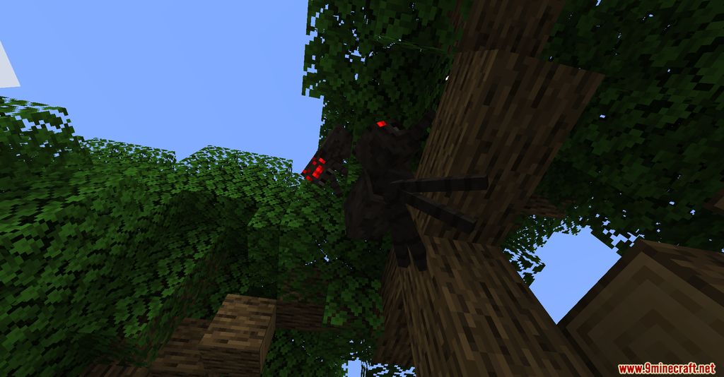 Spiders 2.0 Mod 1.16.5, 1.16.3 (Wall Crawling Spiders) 10