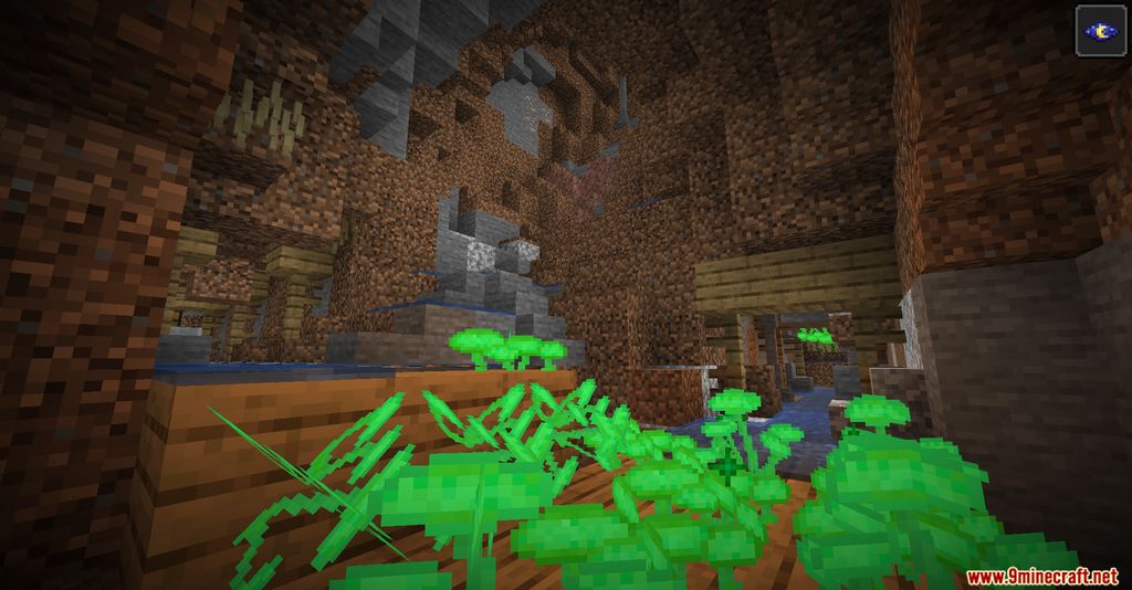 Subterranean Wilderness Mod 1.16.5, 1.16.3 (Unique Biomes, Terrains) 12