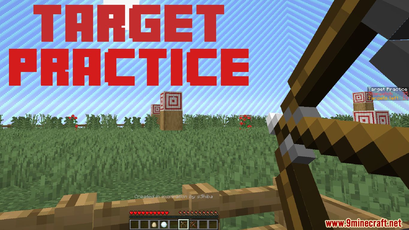 Target Practice Map (1.20.4, 1.19.4) - Practice Your Aim 1