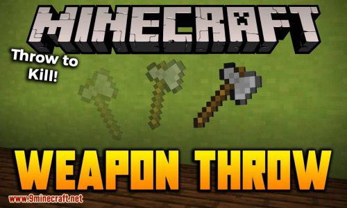 Weapon Throw Mod (1.18.2, 1.17.1) – Throw to Kill Thumbnail