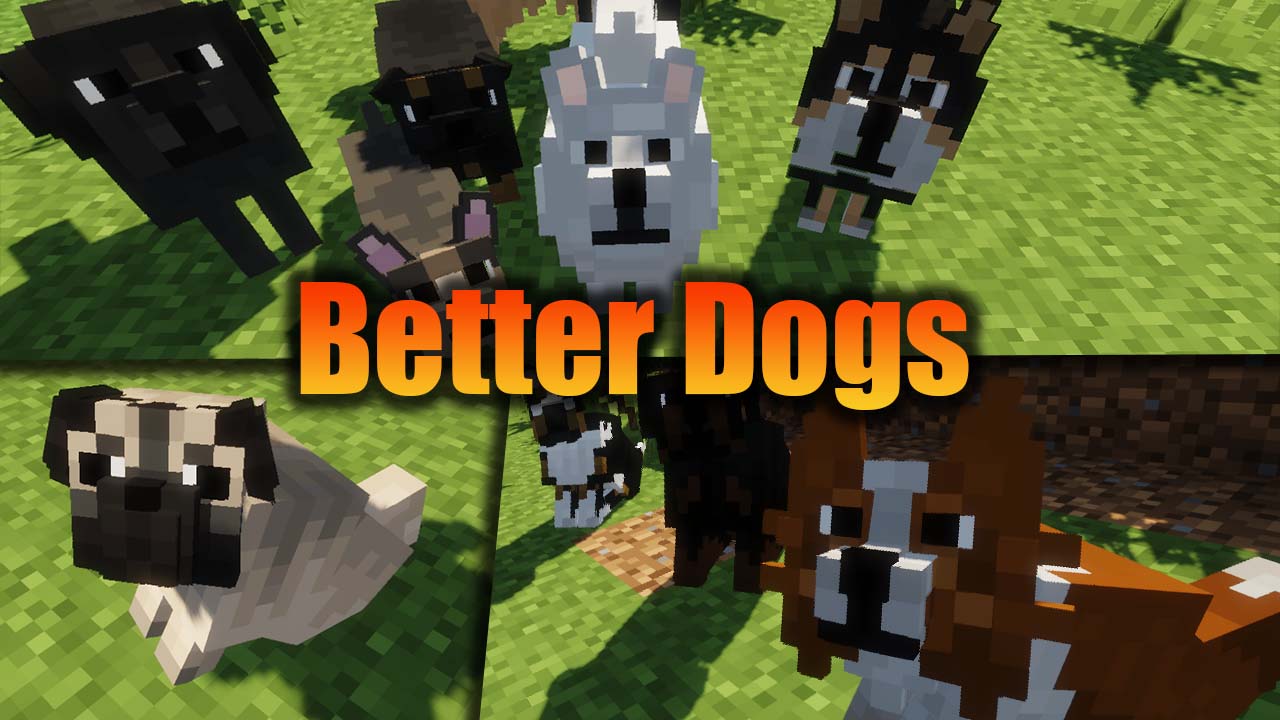 Better Dogs Resource Pack (1.20.4, 1.19.4) - Texture Pack 1