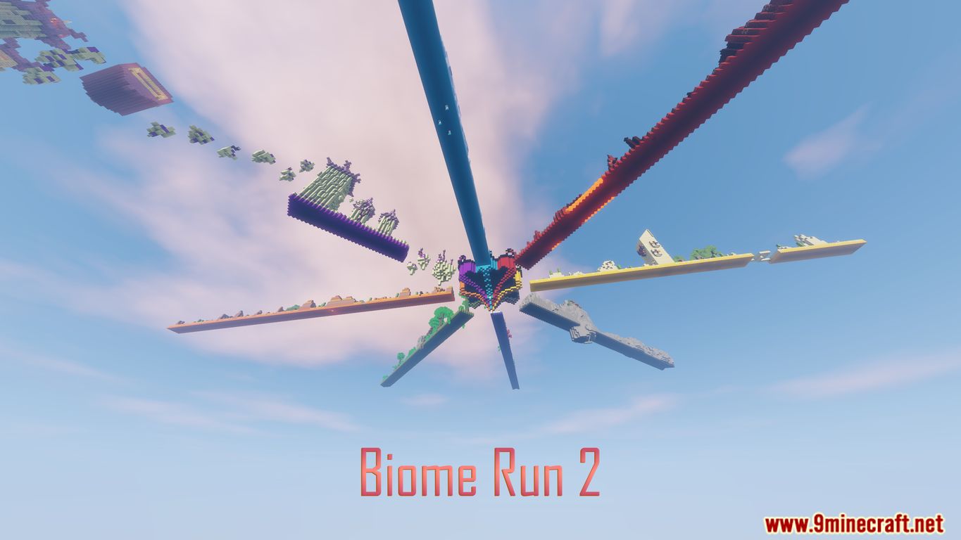 Biome Run 2: Remastered Map 1.15.2 for Minecraft 1