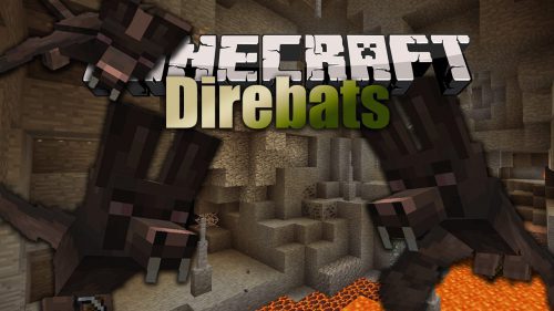 Direbats Mod (1.19.4, 1.18.1) – Giant Bats, Stealing Items Thumbnail