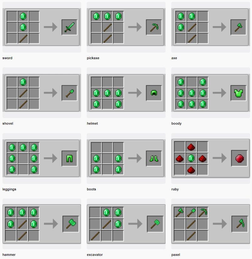 Easy Emerald Tools & More Mod (1.19.3, 1.18.2) - Awesome Tools 4